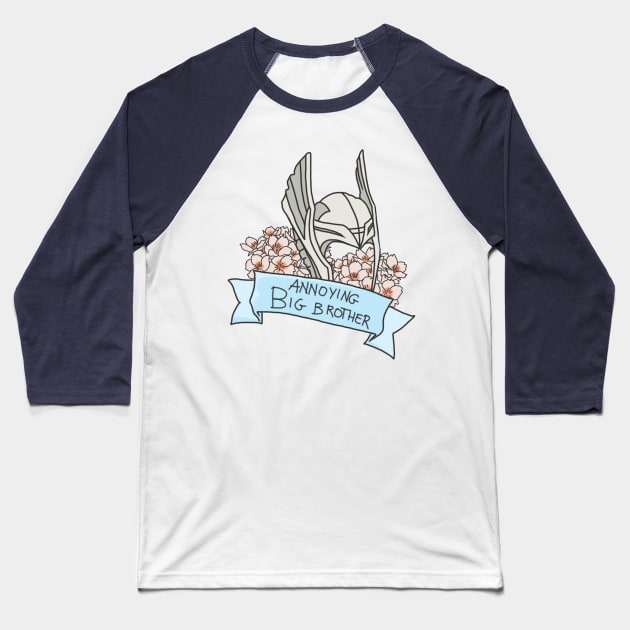 Thor "Annoying Big Brother" Baseball T-Shirt by PeachPantone